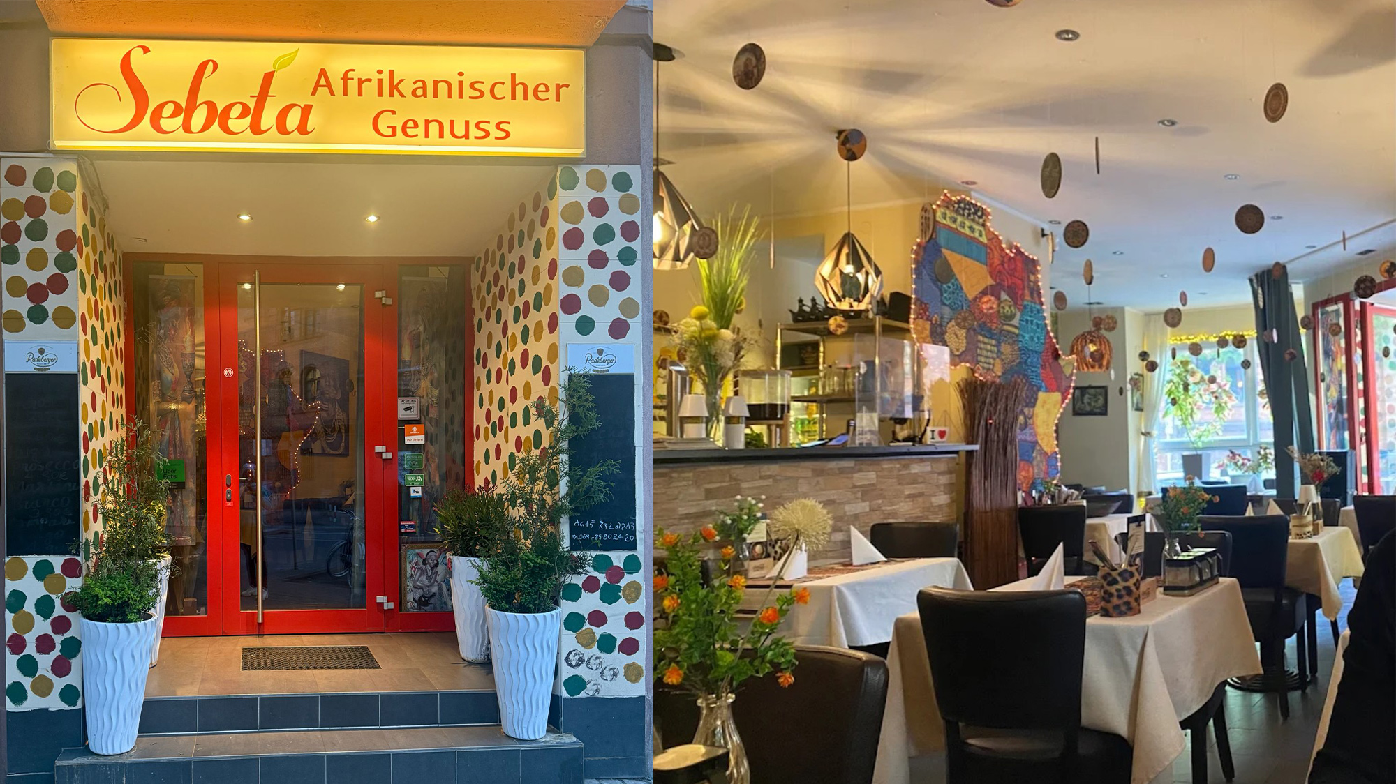 Afrikanisches Restaurant Frankfurt - Innen